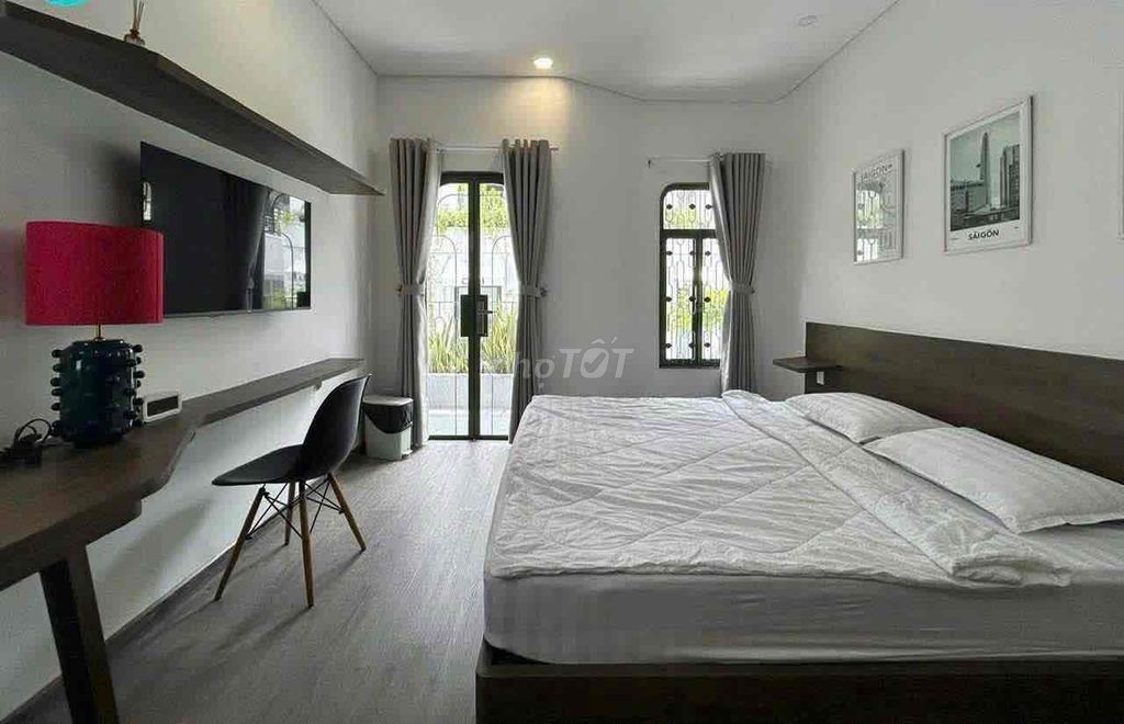 Номер 35 м2_ Студия, балкон, базовая мебель_ 255 Phan Xich Long
