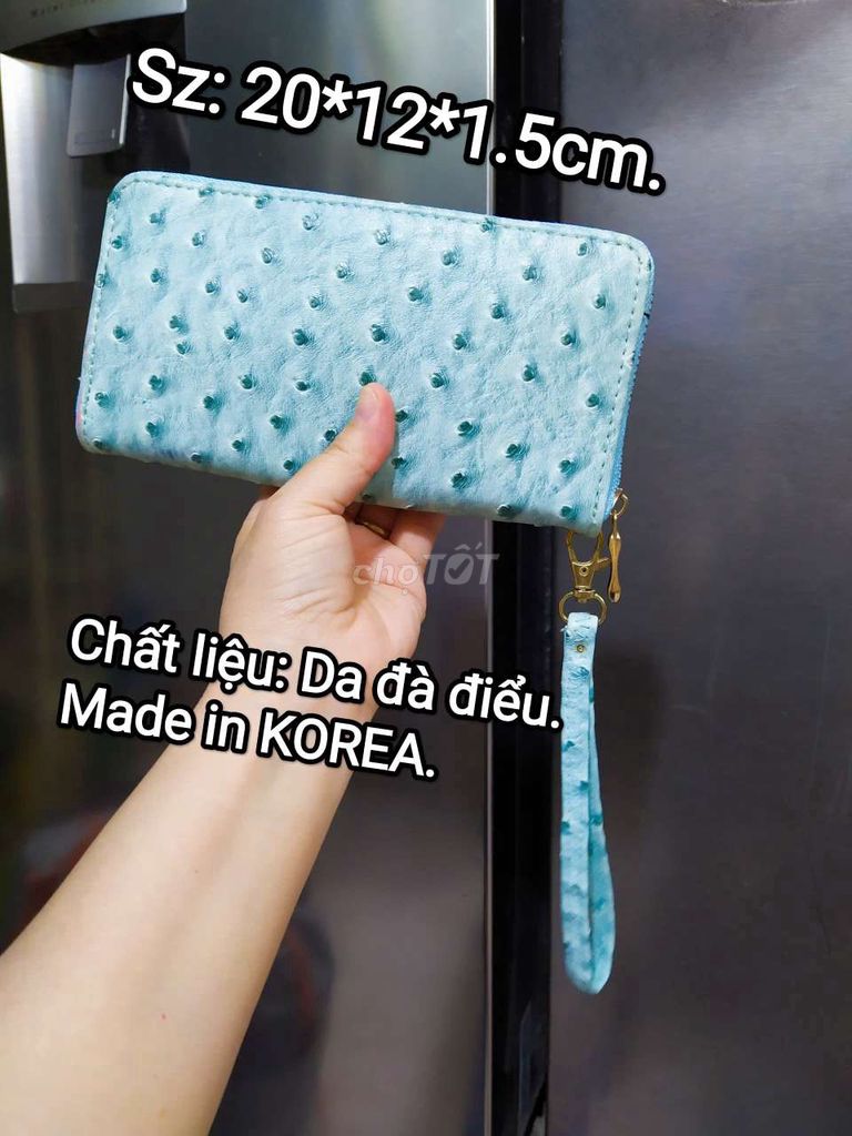 Ví Da đà điểu (Made in Korea).