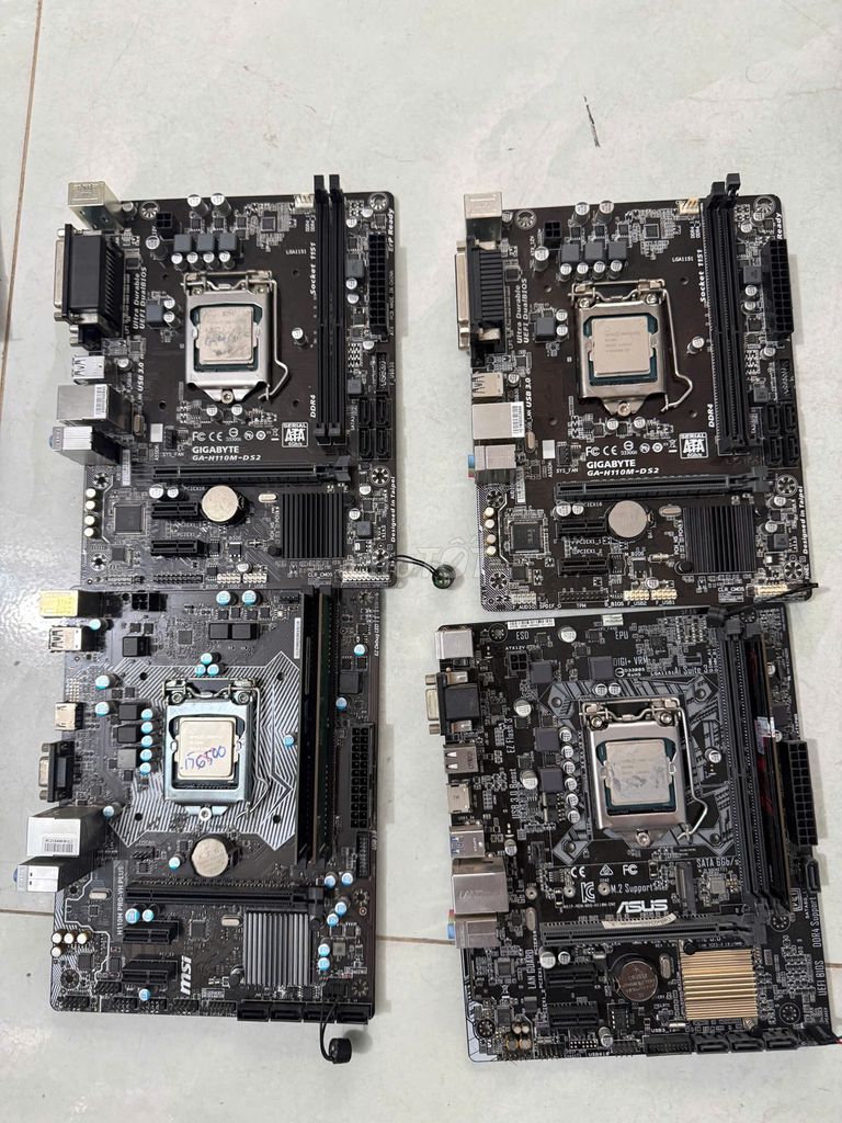 Combo MAIN CPU H110 G4xxx i5 6500 từ 50k/1. Mua bán Linh kiện (RAM, Card...) tại Huyện Hóc Môn Tp Hồ Chí Minh được đăng bởi Mạnh Vũ PC hình 1
