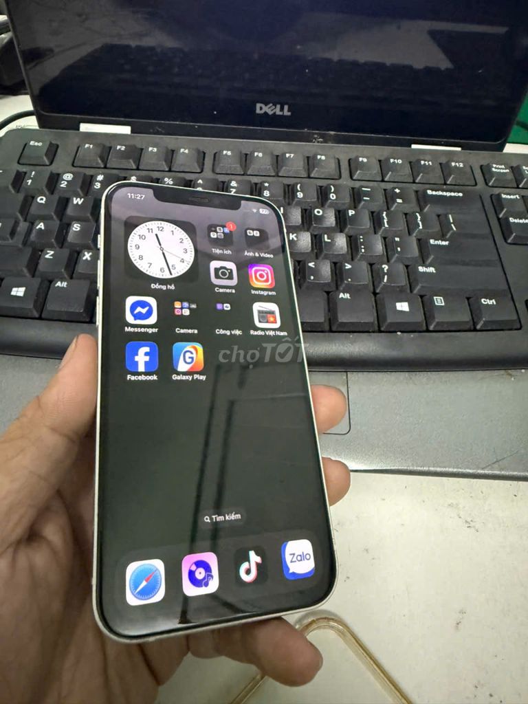 iphon 12 trắng ngọc trinh 128g quốc tế