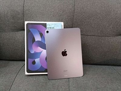 iPad Air 5 64GB WIFI TÍM keng sạc 0l, BH 18/4/2025