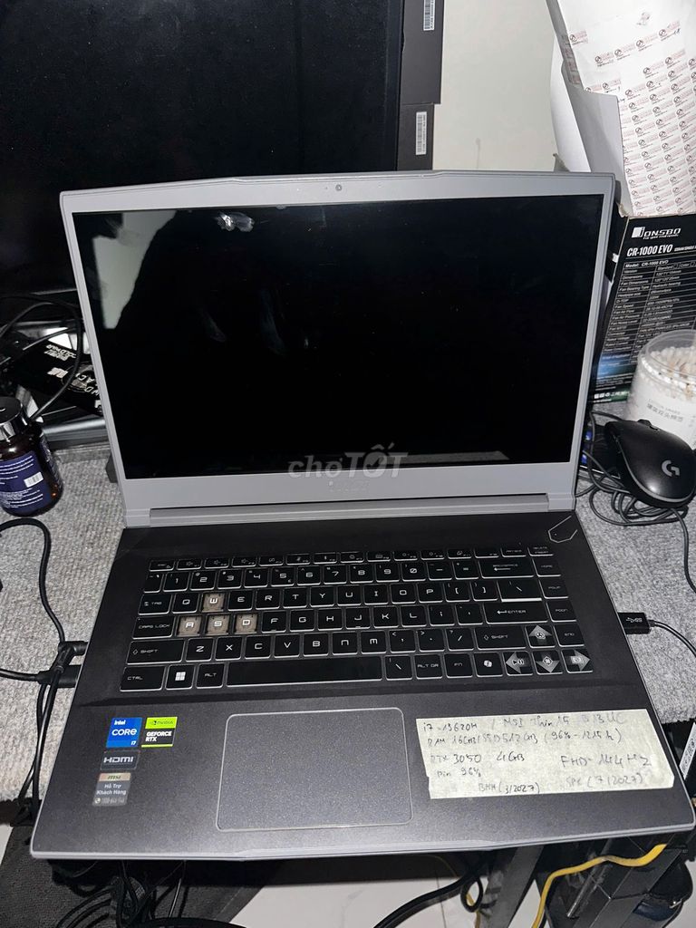 MSI Thin 15 B13UC i7-13620H 16GB/512GB. Mua bán Laptop tại Quận Bình Thạnh Tp Hồ Chí Minh được đăng bởi Vũ Quang Khải hình 1