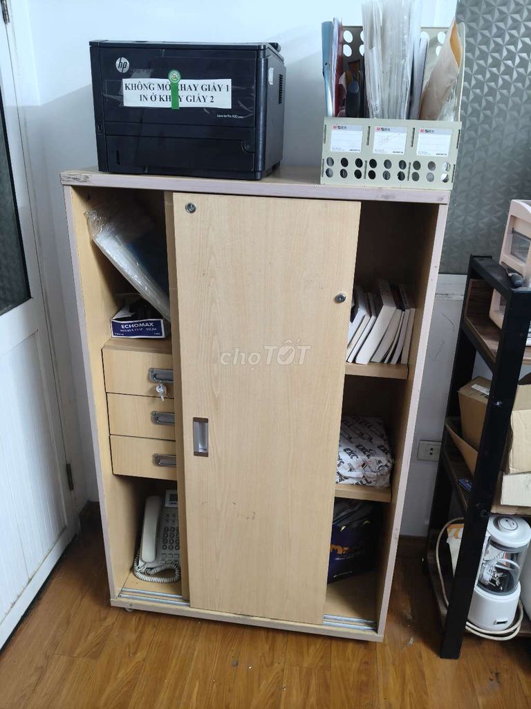 Tủ văn phòng Gỗ Vàng nhạt. Mua bán Đồ dùng văn phòng tại Quận Thanh Xuân Hà Nội được đăng bởi bao an hình 1