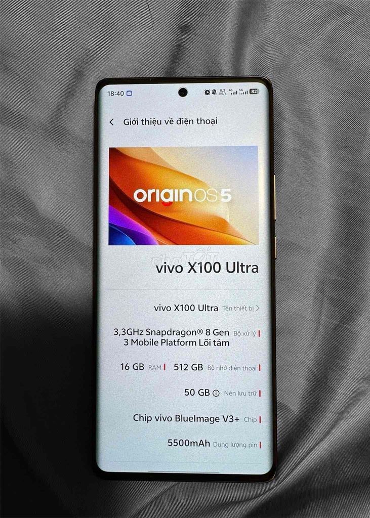 Vivo X100 Ultra 16.512gb Fullbox. Mua bán Điện thoại tại Thành phố Mỹ Tho Tiền Giang được đăng bởi Tiền Giang  hình 1