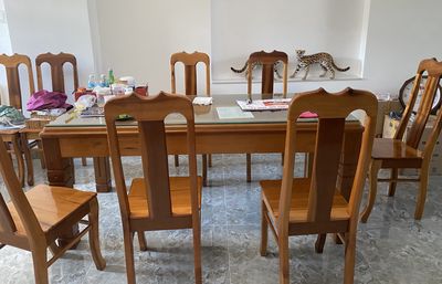 Pass bộ bàn 8 ghế gỗ ăn cơm siêu đẹp gđ sử dụng