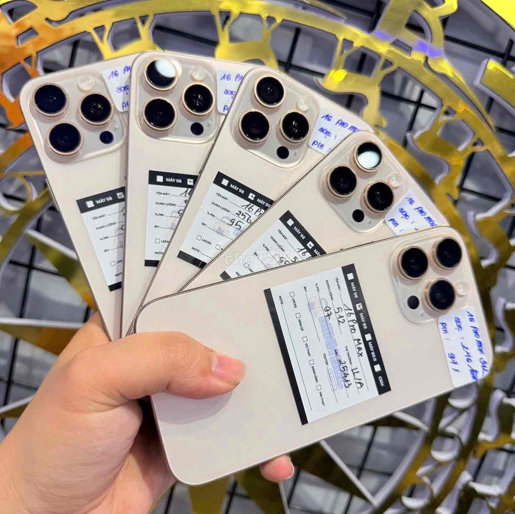 Apple iPhone 16 Pro Max 512GB Vàng. Mua bán Điện thoại tại Quận Thanh Khê Đà Nẵng được đăng bởi Apple Cương hình 1