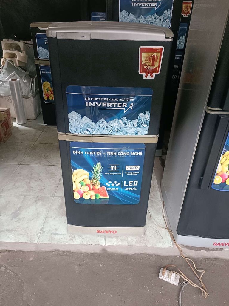 Sanyo 120l k bám tuyết máy móc zin nhẹ điện