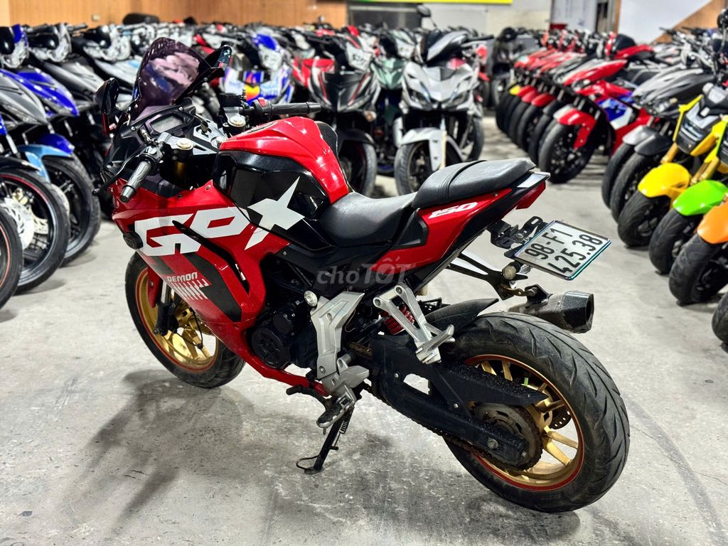 XE MÁYTHANH TÙNG_GPX DEMON 150GR ĐỎ MÁY ZIN ĐỘ BÔ. Mua bán Xe máy tại Quận Nam Từ Liêm Hà Nội được đăng bởi THANH TÙNG hình 4
