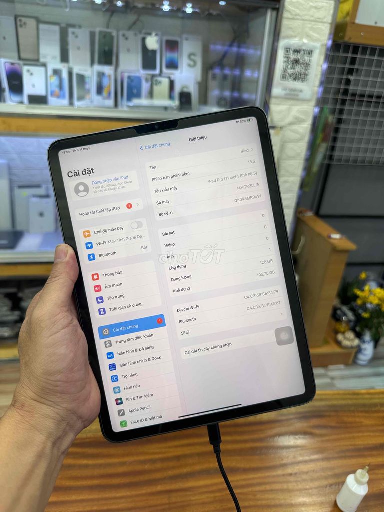ipad pro 2020 512G wifi  hỗ trợ trả góp. Mua bán Máy tính bảng tại Thành phố Thủ Dầu Một Bình Dương được đăng bởi ipad gíá sỉ Đào Long hình 1