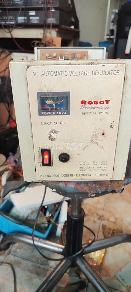 Ổn áp Robot New Millennium 1KVA zin dây đồng. Mua bán Đồ chuyên dụng, Giống nuôi trồng tại Thành phố Thủ Đức Tp Hồ Chí Minh được đăng bởi Thanh Nhường hình 1