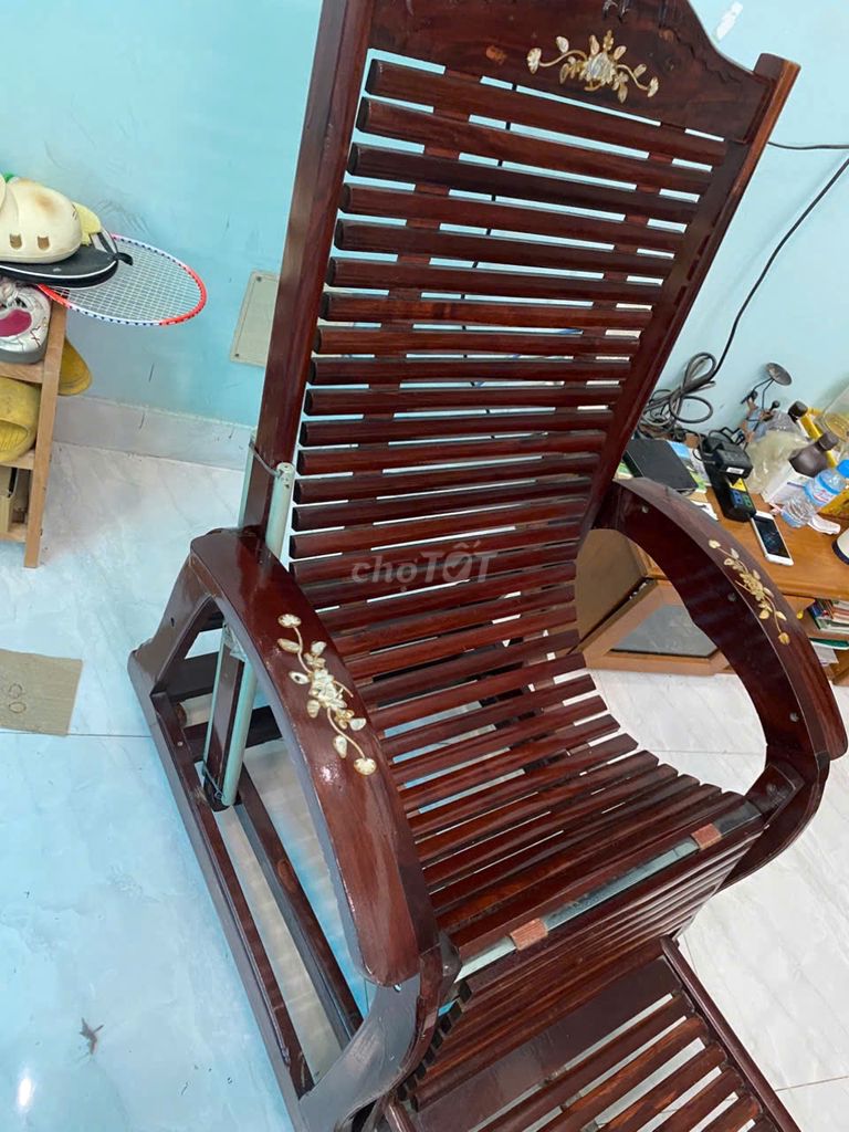 Ghế thư giãn Gỗ cẩm xe Nâu. Mua bán Bàn ghế tại Quận 3 Tp Hồ Chí Minh được đăng bởi Ho Phi hình 1