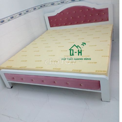 GIƯỜNG NGỦ ĐẦU BỌC NHUNG,GIƯỜNG GIÁ RẺ HCM=HCM=+