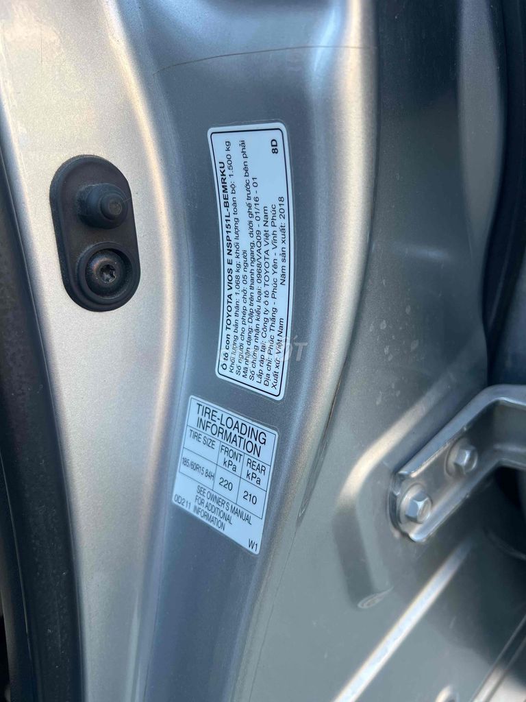 Toyota Vios 2018 1.5E MT - 180000 km. Mua bán Ô tô tại Huyện Mỹ Xuyên Sóc Trăng được đăng bởi A tuấn hình 5