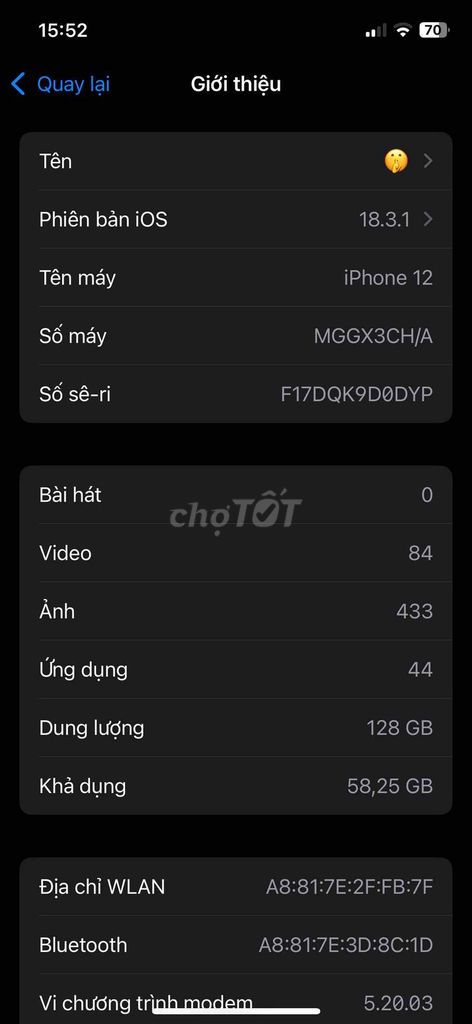 iPhone 12 128GB Xanh. Mua bán Điện thoại tại Huyện Thuận Thành Bắc Ninh được đăng bởi nhất hình 1