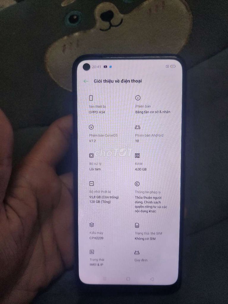 OPPO A54 128GB Xanh. Mua bán Điện thoại tại Quận Hoàng Mai Hà Nội được đăng bởi Nguyễn Xuân Đại hình 1