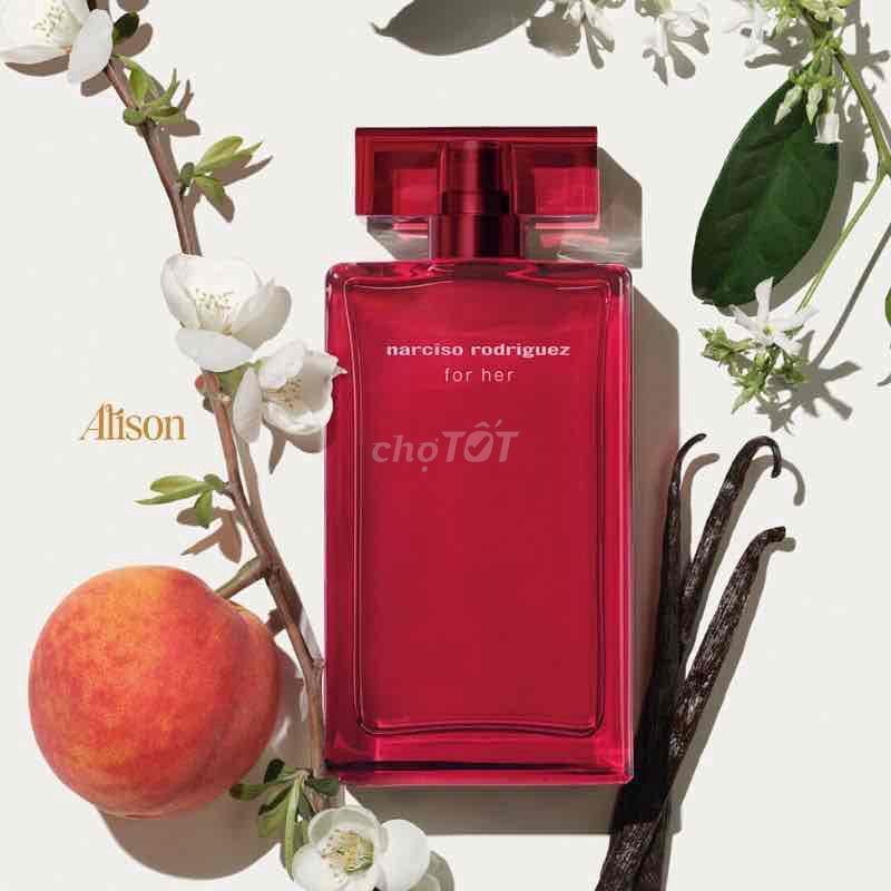 Nước hoa Narciso Rodriguez For Her Nữ Đỏ. Mua bán Nước hoa tại Quận Bình Thạnh Tp Hồ Chí Minh được đăng bởi Cẩm Hoài hình 1
