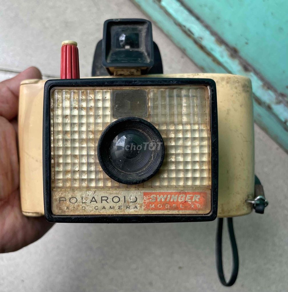 Máy ảnh Polaroid Swinger Model 20 Kem