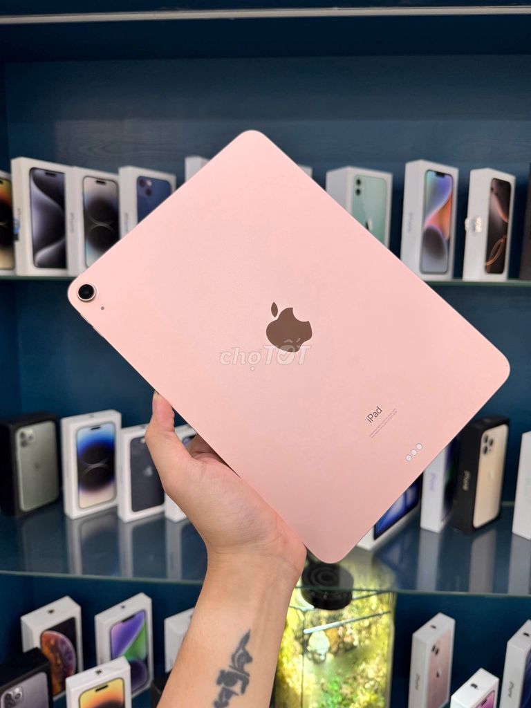 [DEAL] iPad Air 4 256GB Wifi Pin 100% Hồng đẹp 99%