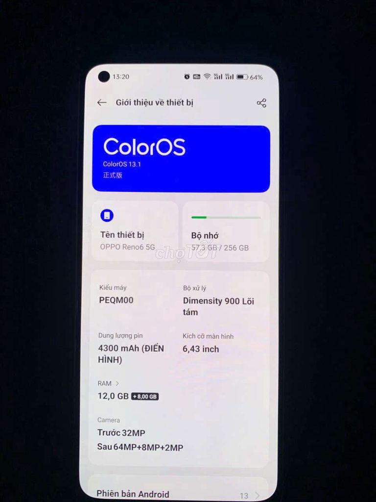Oppo reno6 5g ram12 gl được máy nào không ae. Mua bán Điện thoại tại Huyện Hóc Môn Tp Hồ Chí Minh được đăng bởi ᑎᗩ ᒪê ᐯăᑎ hình 1