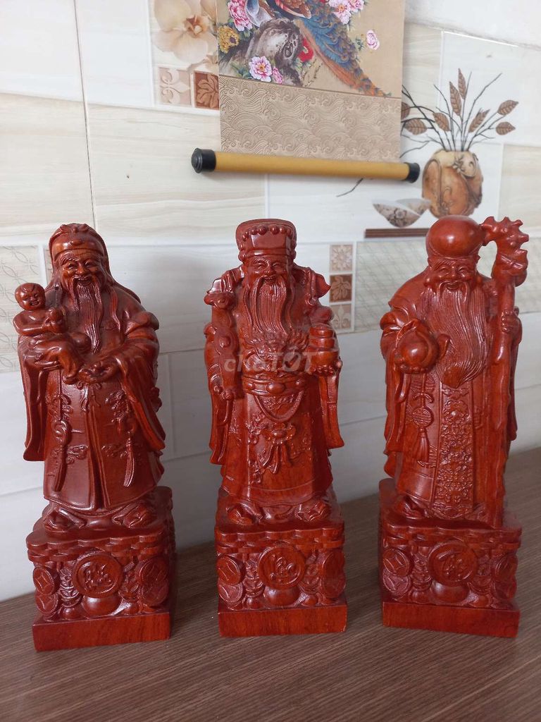 Tượng gỗ phong thủy trang trí nhà cửa. Mua bán Cây cảnh, đồ trang trí tại Quận 12 Tp Hồ Chí Minh được đăng bởi Đồ Gỗ Quí Hằng hình 1