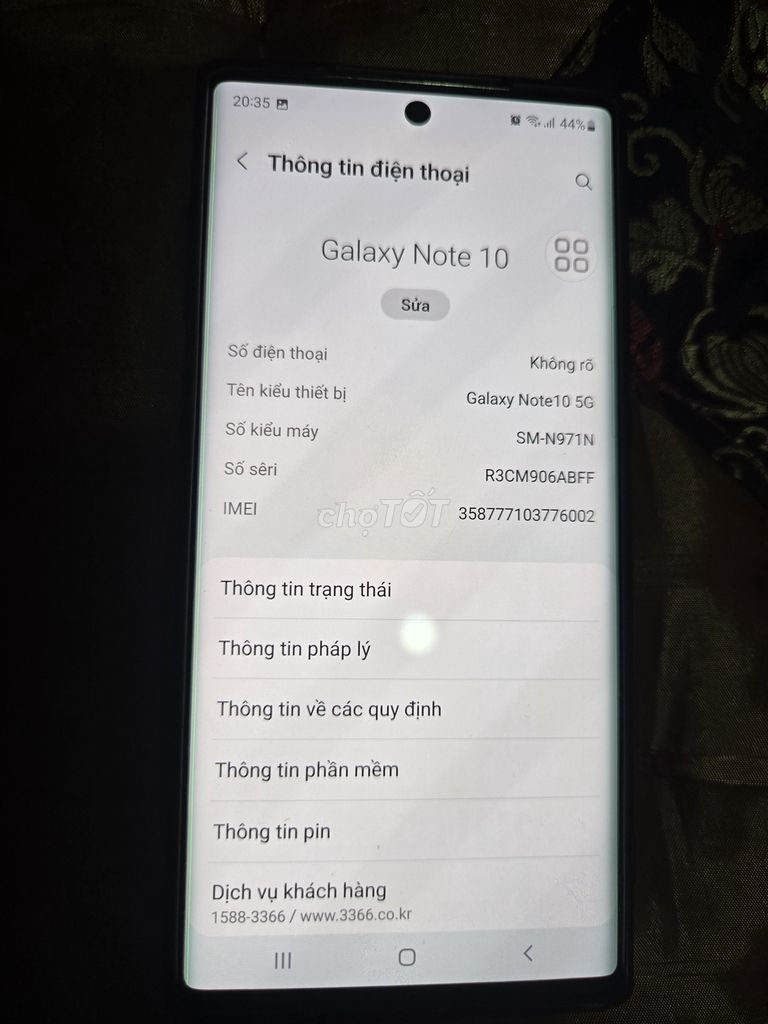 Bán Samsung Galaxy Note 10. Mua bán Điện thoại tại Thành phố Thủ Đức Tp Hồ Chí Minh được đăng bởi TTO hình 1