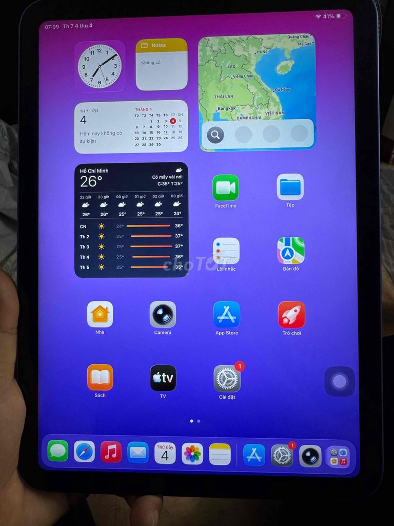 Apple iPad Gen10 10.2 inch 64GB nguyên zin Full CN. Mua bán Máy tính bảng tại Thành phố Buôn Ma Thuột Đắk Lắk được đăng bởi Hoàng Thế Vĩnh  hình 1