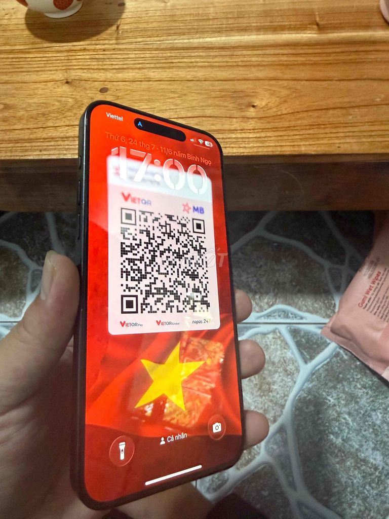 Apple iPhone 15 Pro Max 256GB xanh lock cnc. Mua bán Điện thoại tại Huyện Định Quán Đồng Nai được đăng bởi Đức Anh hình 1