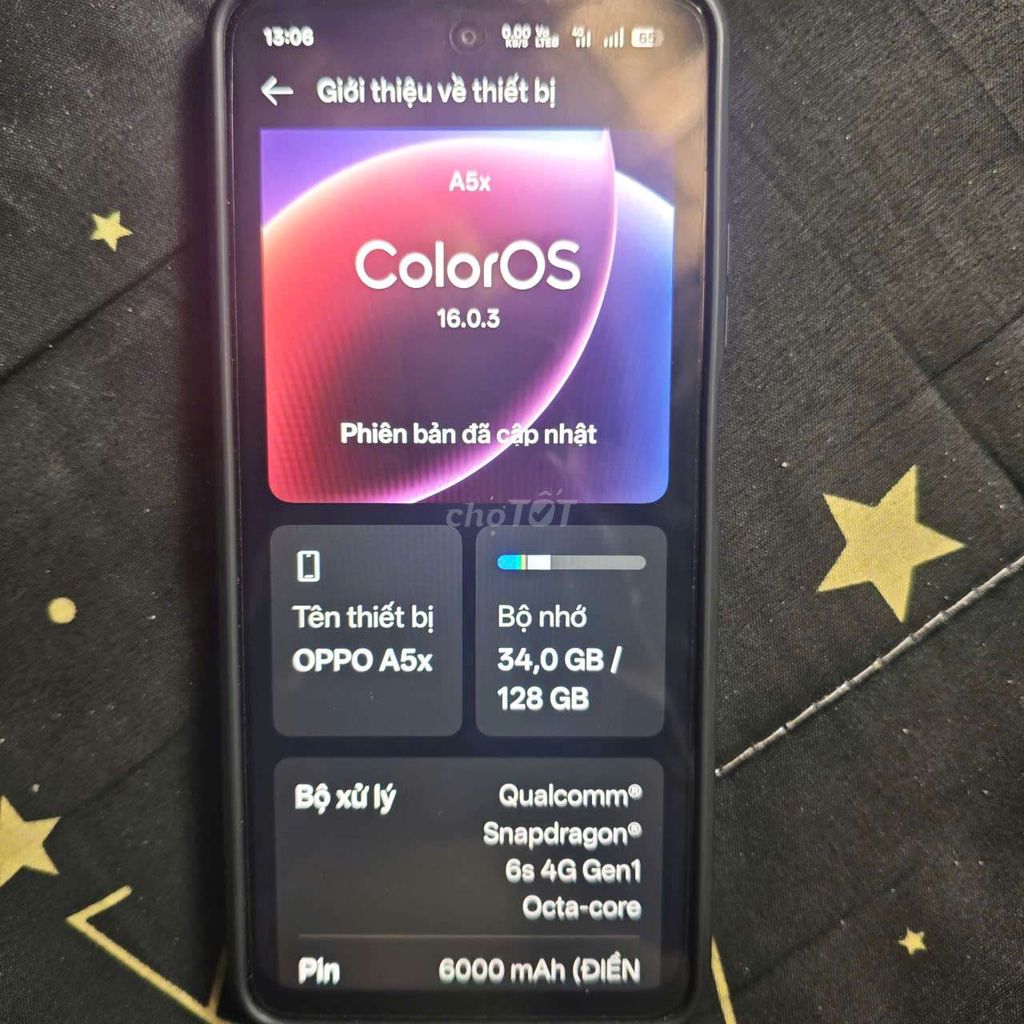OPPO A5x Đen 128GB. Mua bán Điện thoại tại Huyện Giồng Trôm Bến Tre được đăng bởi cường  hình 1