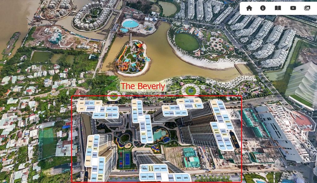 3.4 tỷ/ 54m2 đã Vat phân khu hạng sang The Beverly & Opus One