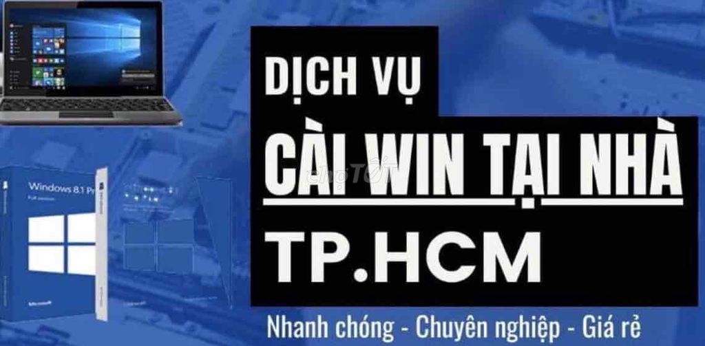 Cài Windows Máy Tính Tại Nhà HCM