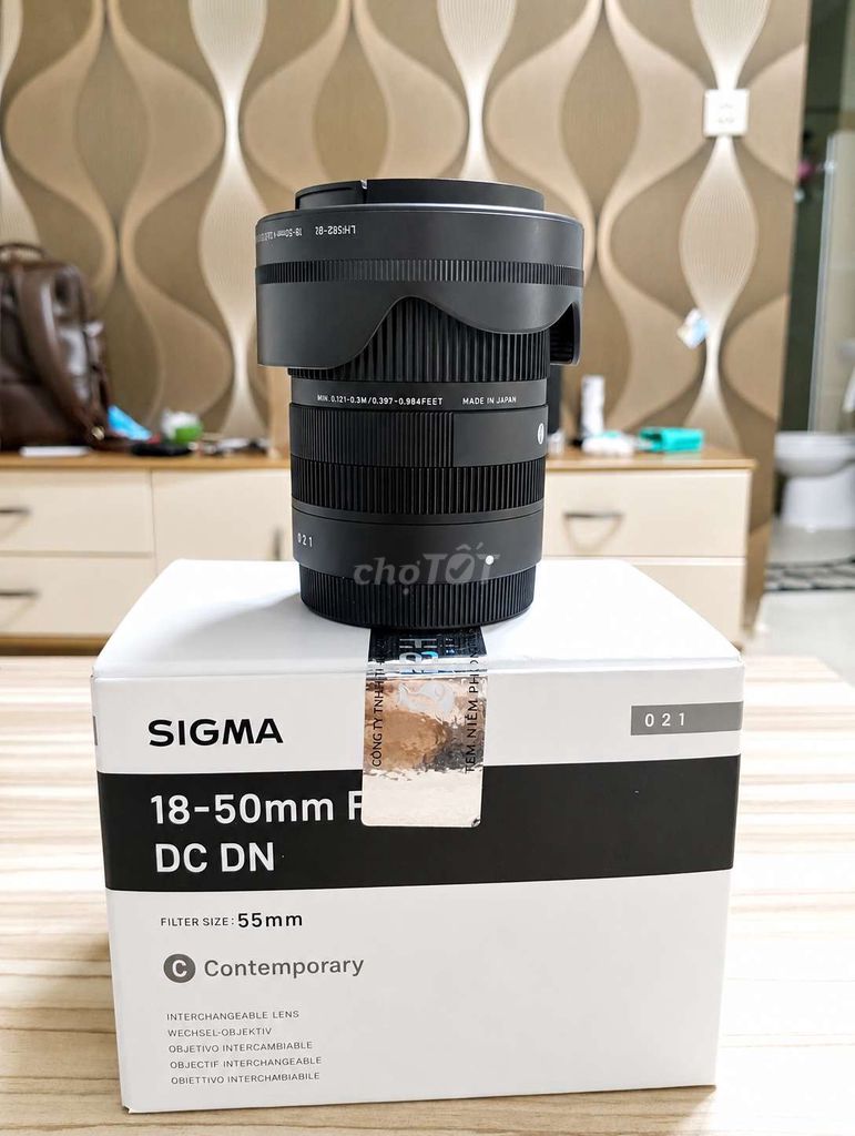 Ống kính Sigma 18-50mm F2.8 DC DN Đen. Mua bán Máy ảnh, Máy quay tại Quận 7 Tp Hồ Chí Minh được đăng bởi Trieu Kim Tran hình 1