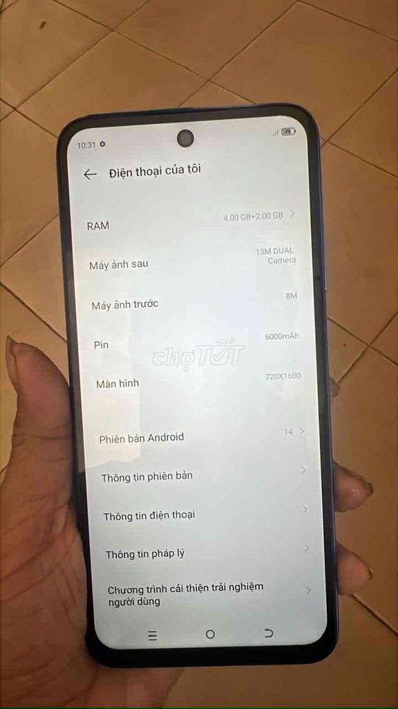 Itel Power 70 Xanh 4GB/128GB. Mua bán Điện thoại tại Thành phố Biên Hòa Đồng Nai được đăng bởi Cầm Đồ Thanh Lý hình 1