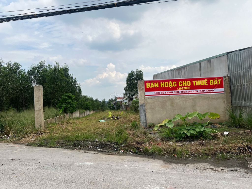 Đất 6.5 tỷ, Phước Tân 2932m2, Võ Nguyên Giáp vô 1 sẹc, 150m tới đất