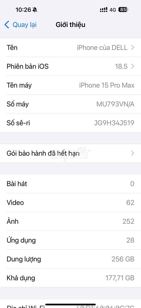 bán ip 15 prm 256. Mua bán Điện thoại tại Quận Cẩm Lệ Đà Nẵng được đăng bởi anh Lê hình 1