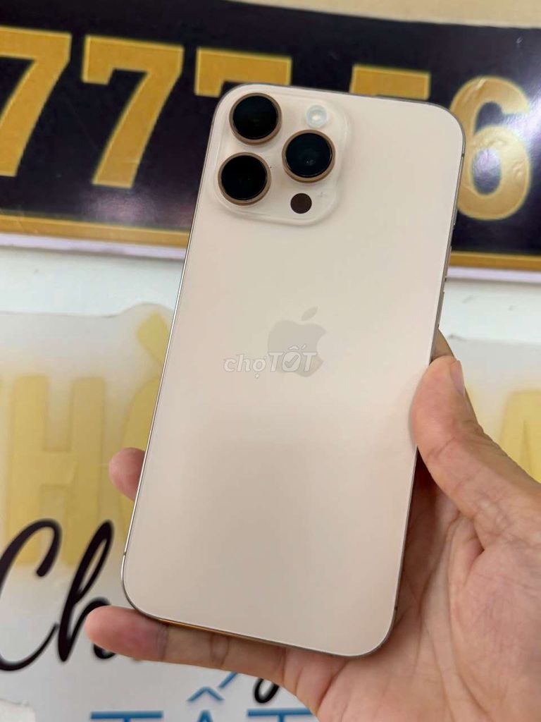 Apple iPhone 16 Pro Max 256GB Vàng 92%. Mua bán Điện thoại tại Quận Gò Vấp Tp Hồ Chí Minh được đăng bởi JAPA STORE hình 1