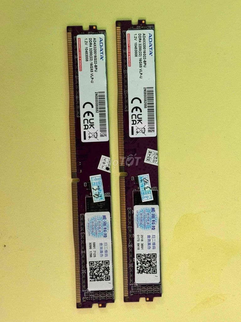 Ram Adata DDR4 16gb 3200mhz. Mua bán Linh kiện (RAM, Card...) tại Quận 11 Tp Hồ Chí Minh được đăng bởi Minh Thắng hình 1