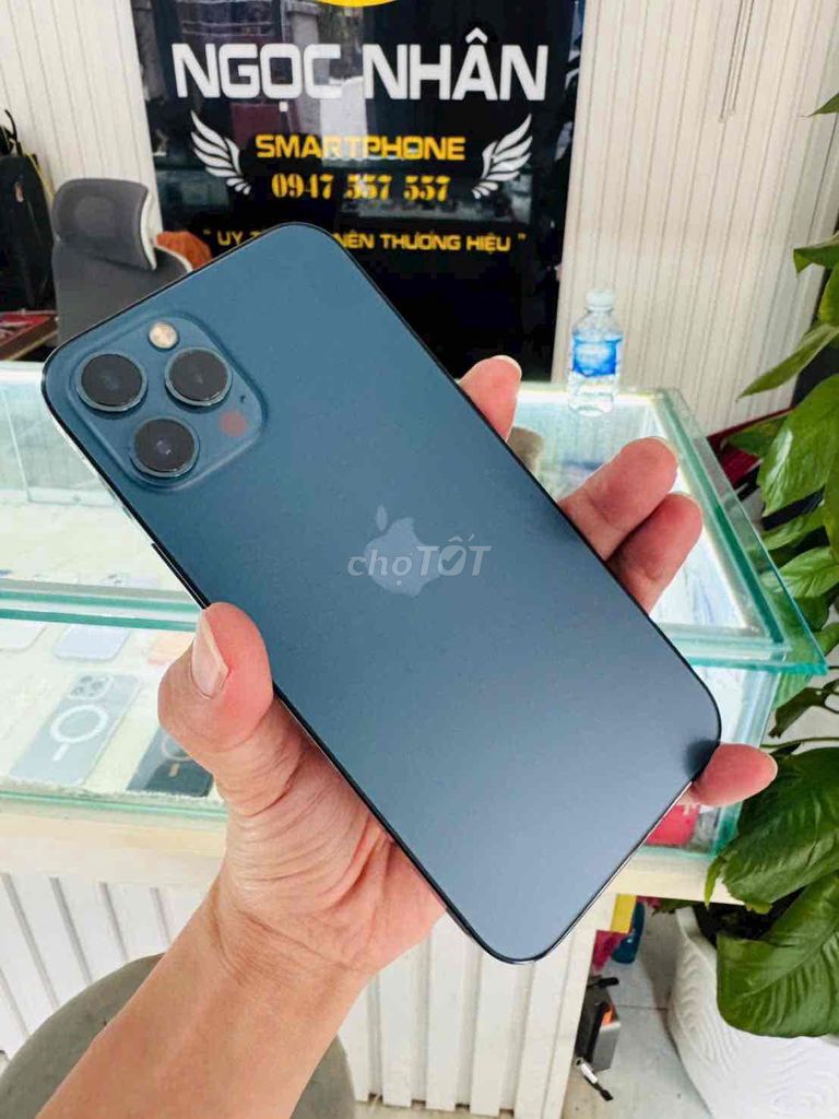 Apple iPhone 12 Pro Max 256GB Xanh 2 sim vật lý. Mua bán Điện thoại tại Thành phố Biên Hòa Đồng Nai được đăng bởi Oanh Hoang hình 1