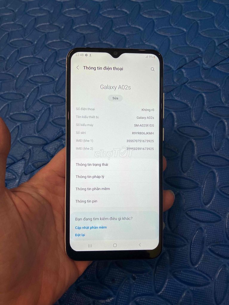 Samsung Galaxy A02s Trắng Đã sử dụng. Mua bán Điện thoại tại Quận Hà Đông Hà Nội được đăng bởi Mạnh Mobile hình 1