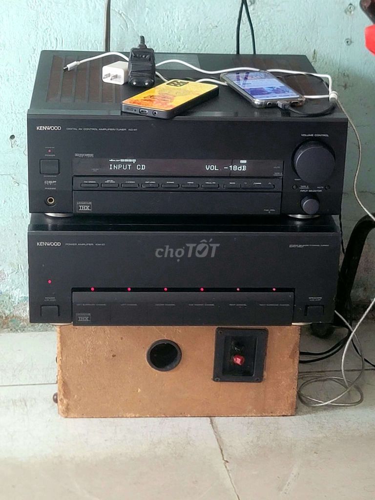 Bộ khuếch đại Kenwood KC-X1 KM-X1 Đen. Mua bán Tivi, Âm thanh tại Quận 7 Tp Hồ Chí Minh được đăng bởi dang van dua hình 1
