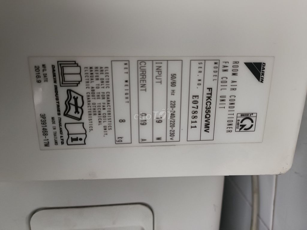 Máy lạnh Daikin thai lan làm lạnh nhanh, bền