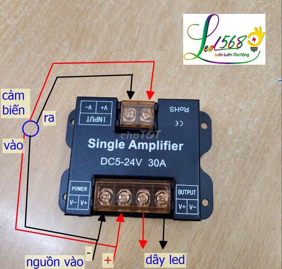 Bộ khuếch đại công suất dùng cho cảm biến 12V