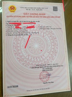 Đất sào chính chủ. Mua bán đất tại Huyện Xuân Lộc Đồng Nai được đăng bởi Lê Trần Thái Thanh