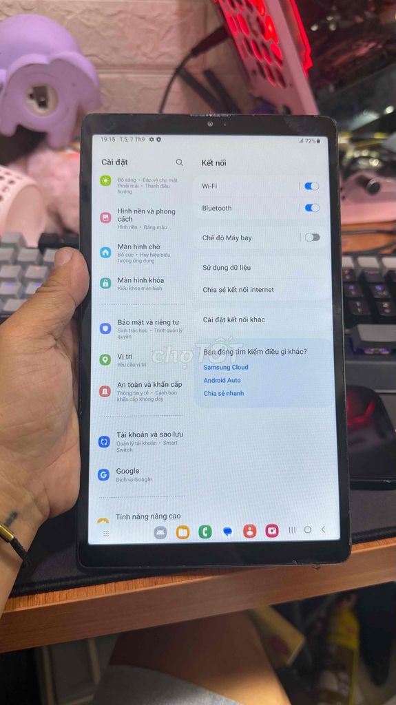 Samsung Galaxy Tab A7 Đen. Mua bán Máy tính bảng tại Quận 7 Tp Hồ Chí Minh được đăng bởi Nguyên Thanh hình 1