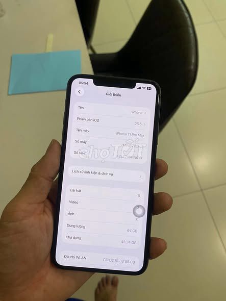 iPhone 11 Pro Max 64GB Xám. Mua bán Điện thoại tại Quận Tân Phú Tp Hồ Chí Minh được đăng bởi Hội Đồ Điện Tử hình 1