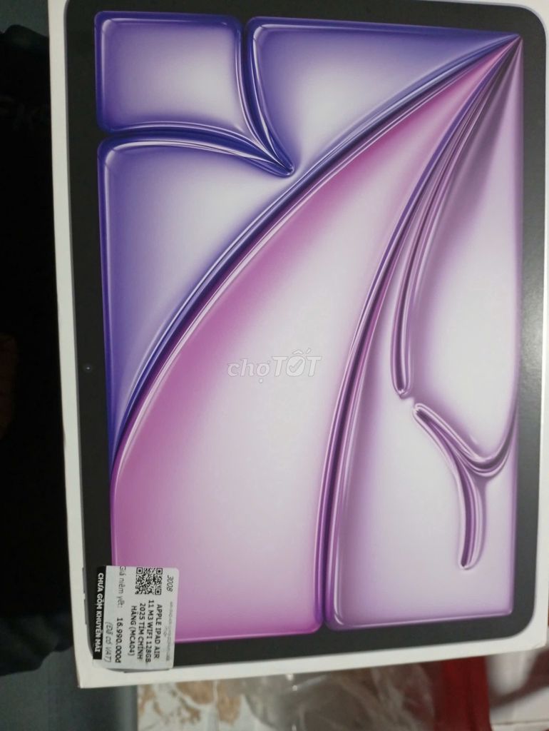 Cần bán iPad Air 11-inch (M3) màu tím 11tr900. Mua bán Máy tính bảng tại Huyện Hóc Môn Tp Hồ Chí Minh được đăng bởi Long hình 1