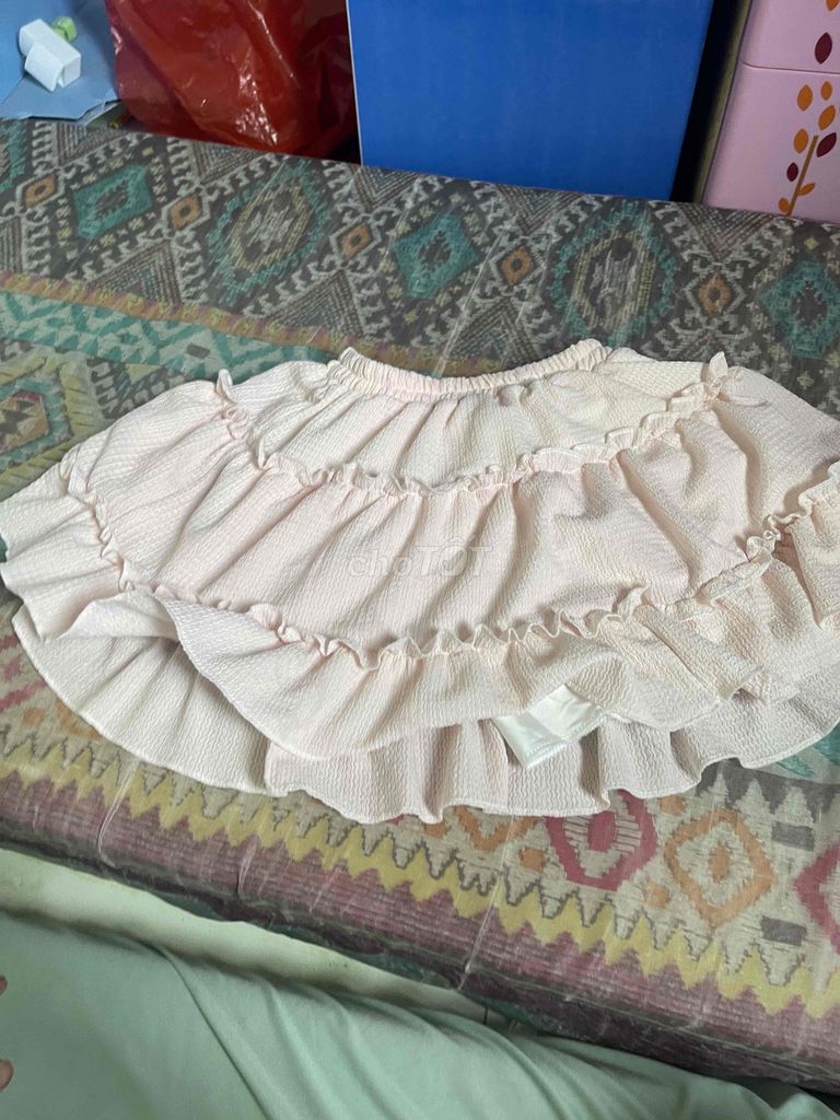 Chân váy nữ dáng ngắn Hồng nhạt. Mua bán Quần áo tại Huyện Gò Dầu Tây Ninh được đăng bởi Bảo Trân hình 1