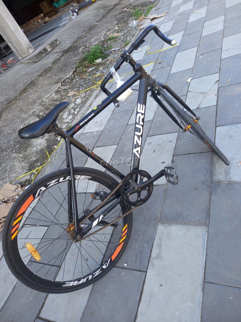 Xe đạp Fixie khung nhôm màu đen 2 líp có phanh. Mua bán Xe đạp tại Quận Ngô Quyền Hải Phòng được đăng bởi nguyen tuan anh hình 4