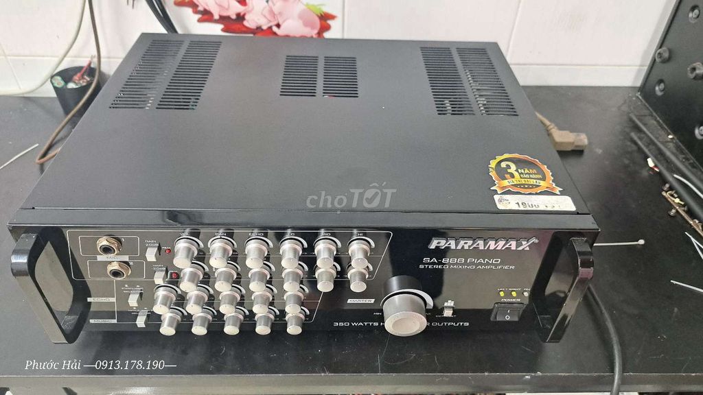 Amply PARAMAX SA-888 PIANO. Mua bán Tivi, Âm thanh tại Quận Bình Tân Tp Hồ Chí Minh được đăng bởi PH Computer Music hình 1
