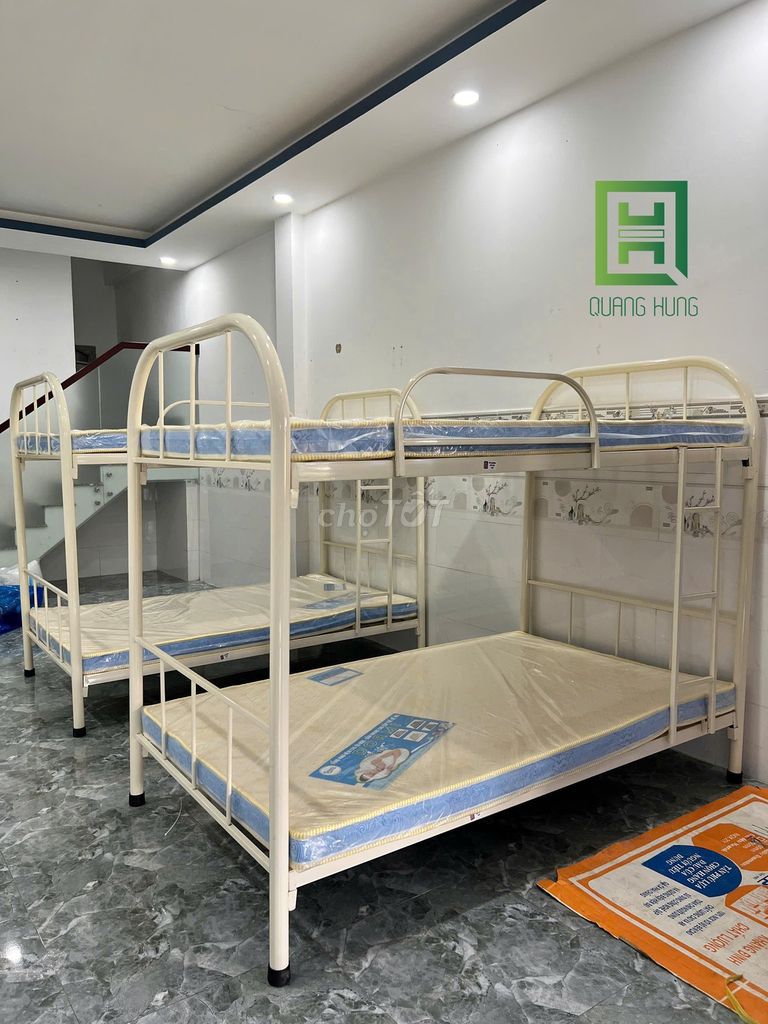 GIƯỜNG TẦNG==GIƯỜNG TẦNG SẮT==GIƯỜNG TẦNG ỐNG TRÒN. Mua bán Giường, chăn ga gối nệm tại Quận 6 Tp Hồ Chí Minh được đăng bởi NỘI THẤT NHÀ XINH hình 1