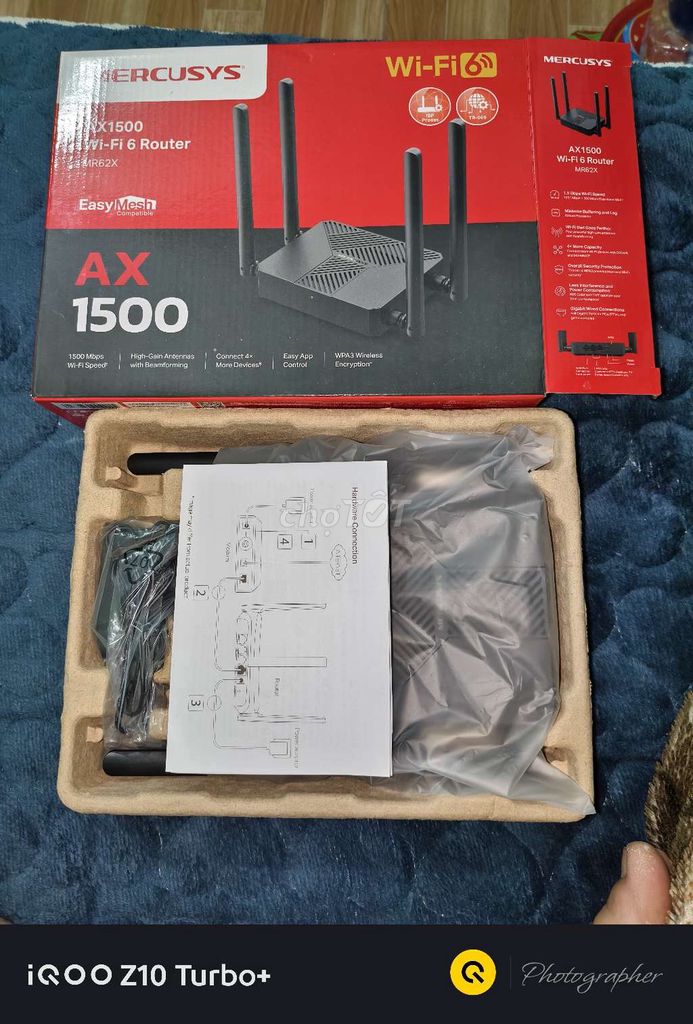 Router Wi-Fi Mercusys AX1500 MR62X. Mua bán Phụ kiện (Màn hình, Chuột...) tại Thành phố Bắc Ninh Bắc Ninh được đăng bởi Bàn Thanh Tuyền hình 1